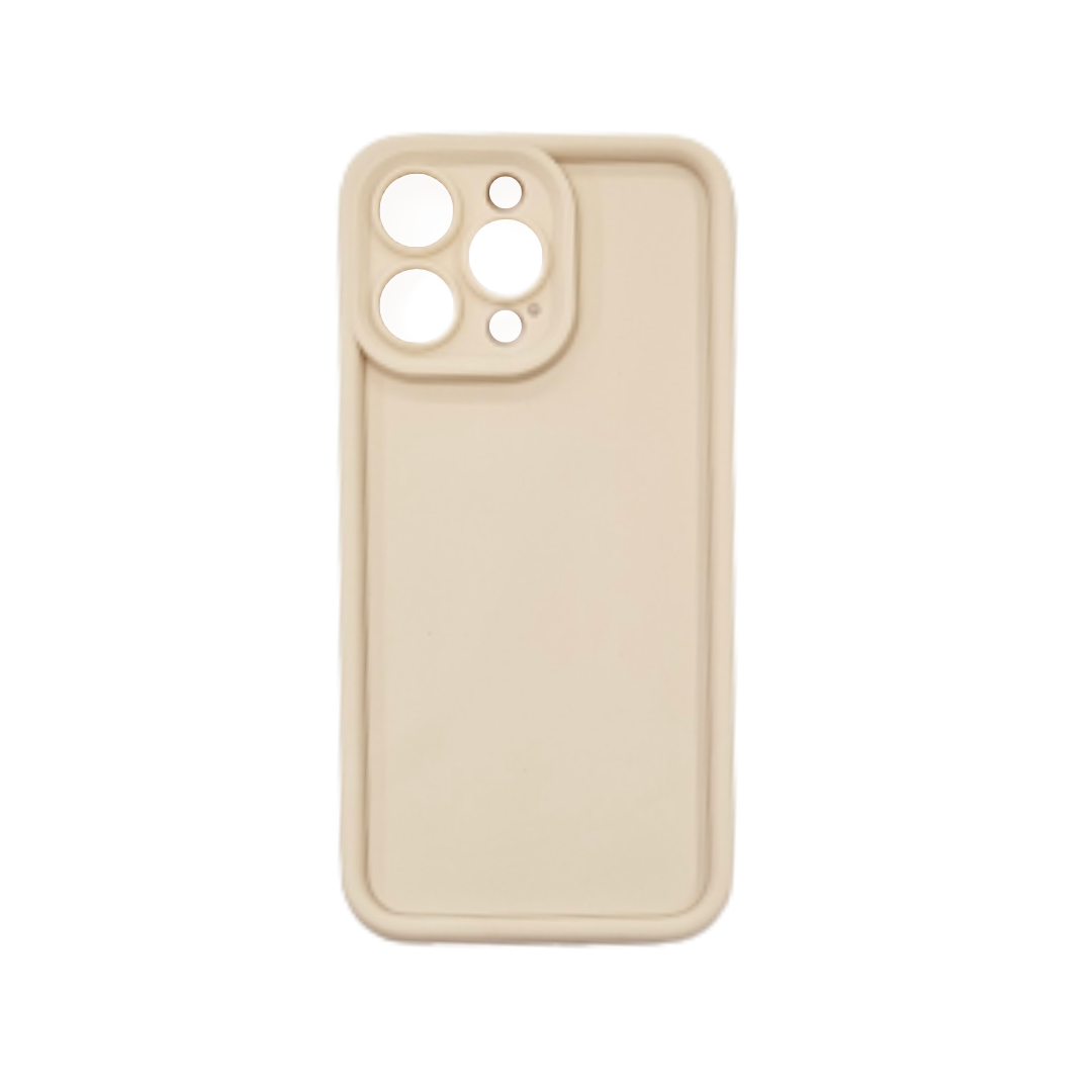 Coque FlexiLens crème iPhone 15 Pro Max