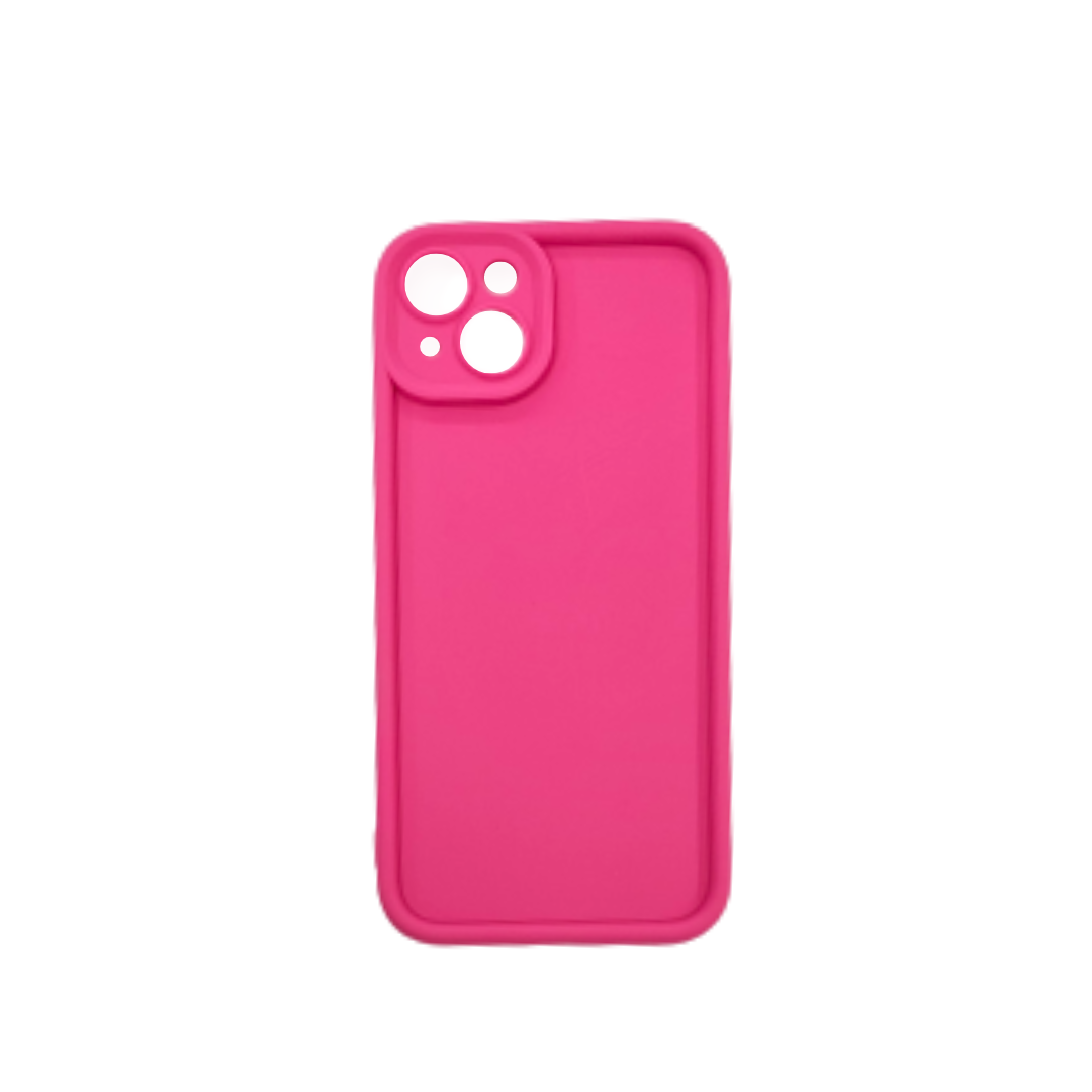 Coque FlexiLens rose iPhone 15