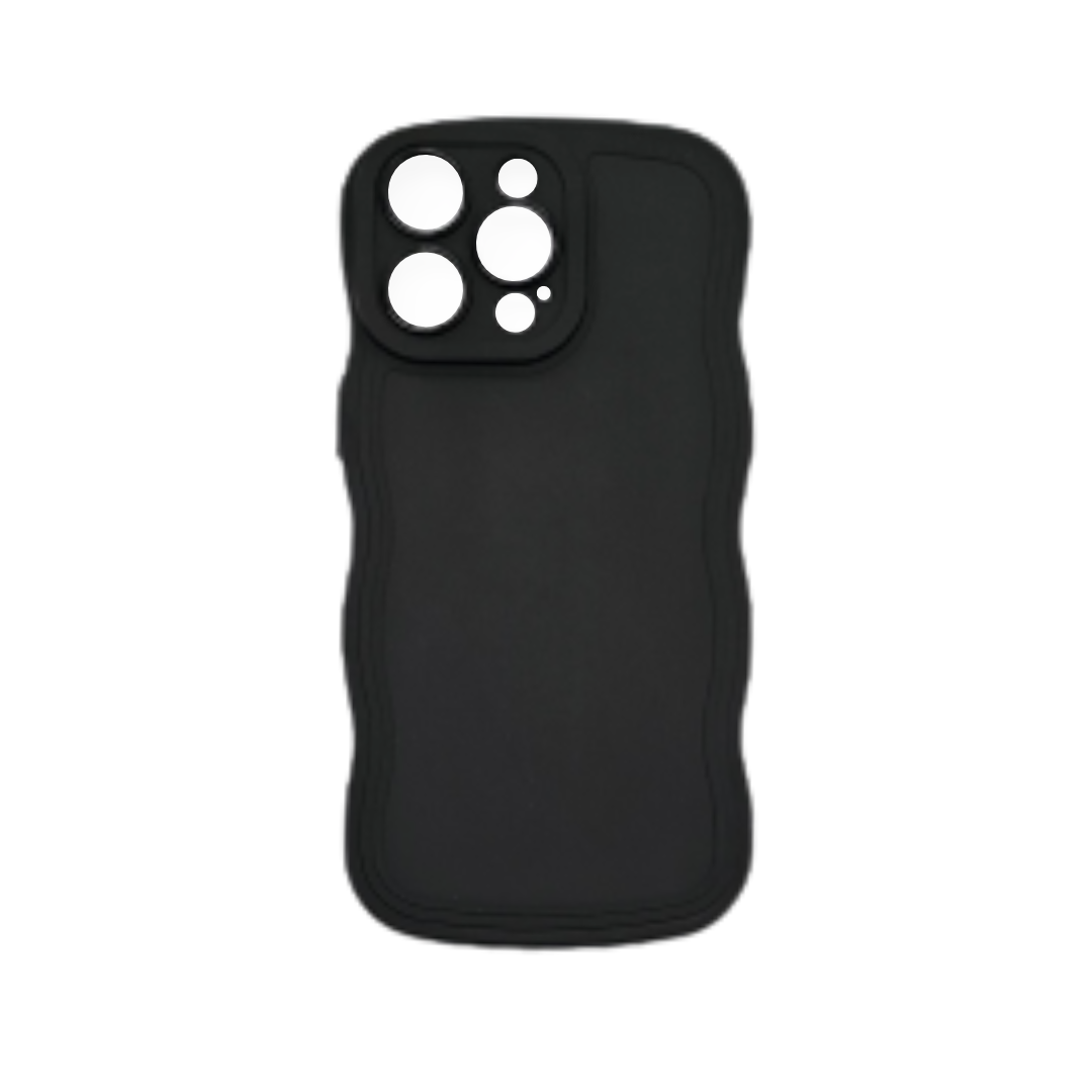 Coque Wave noire iPhone 15 Pro Max