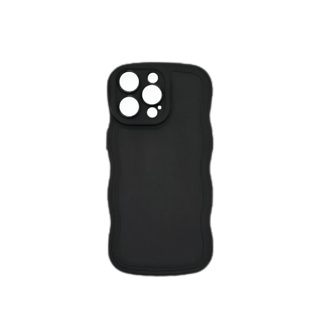 Coque Wave noire iPhone 15 Pro
