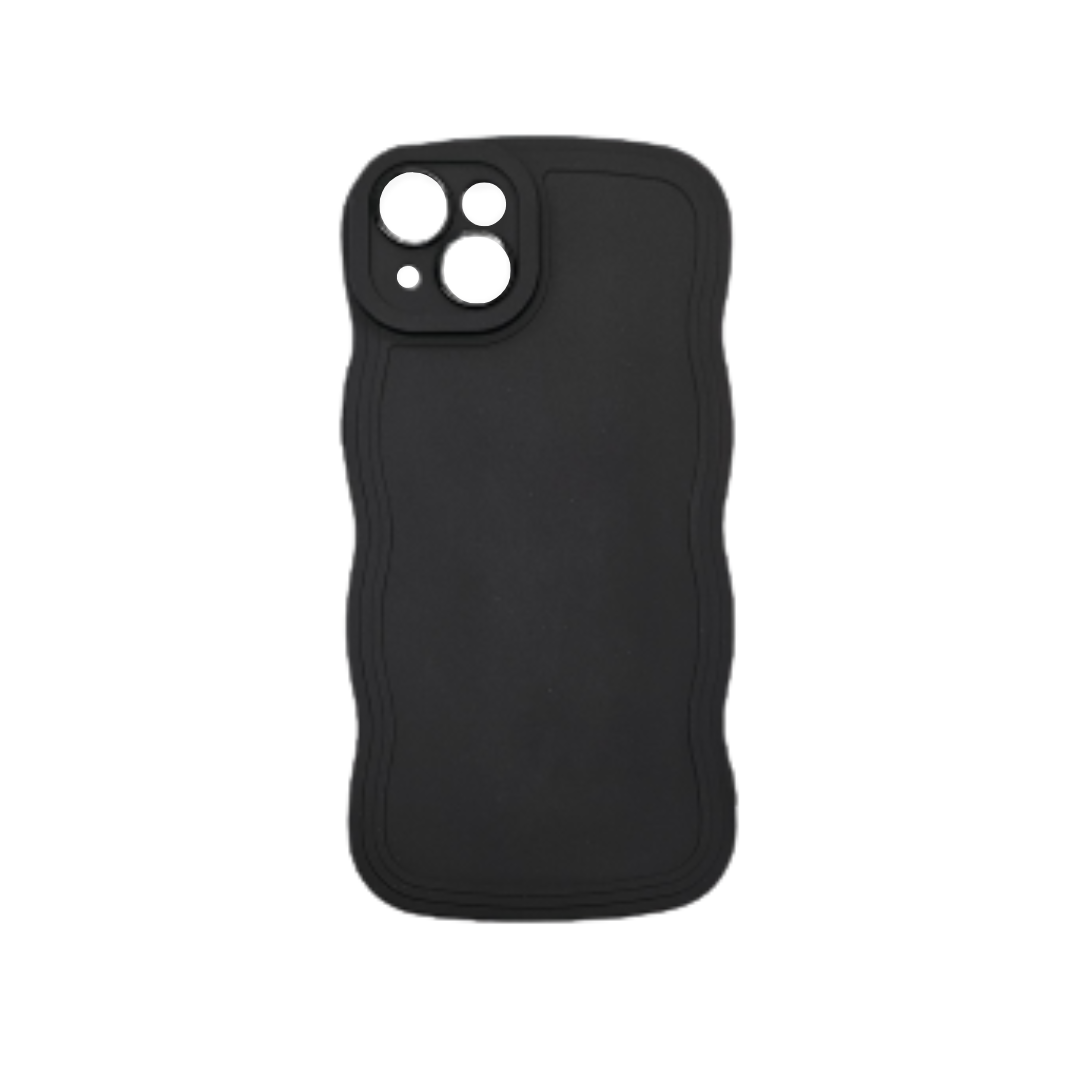 Coque Wave noire iPhone 15 Plus
