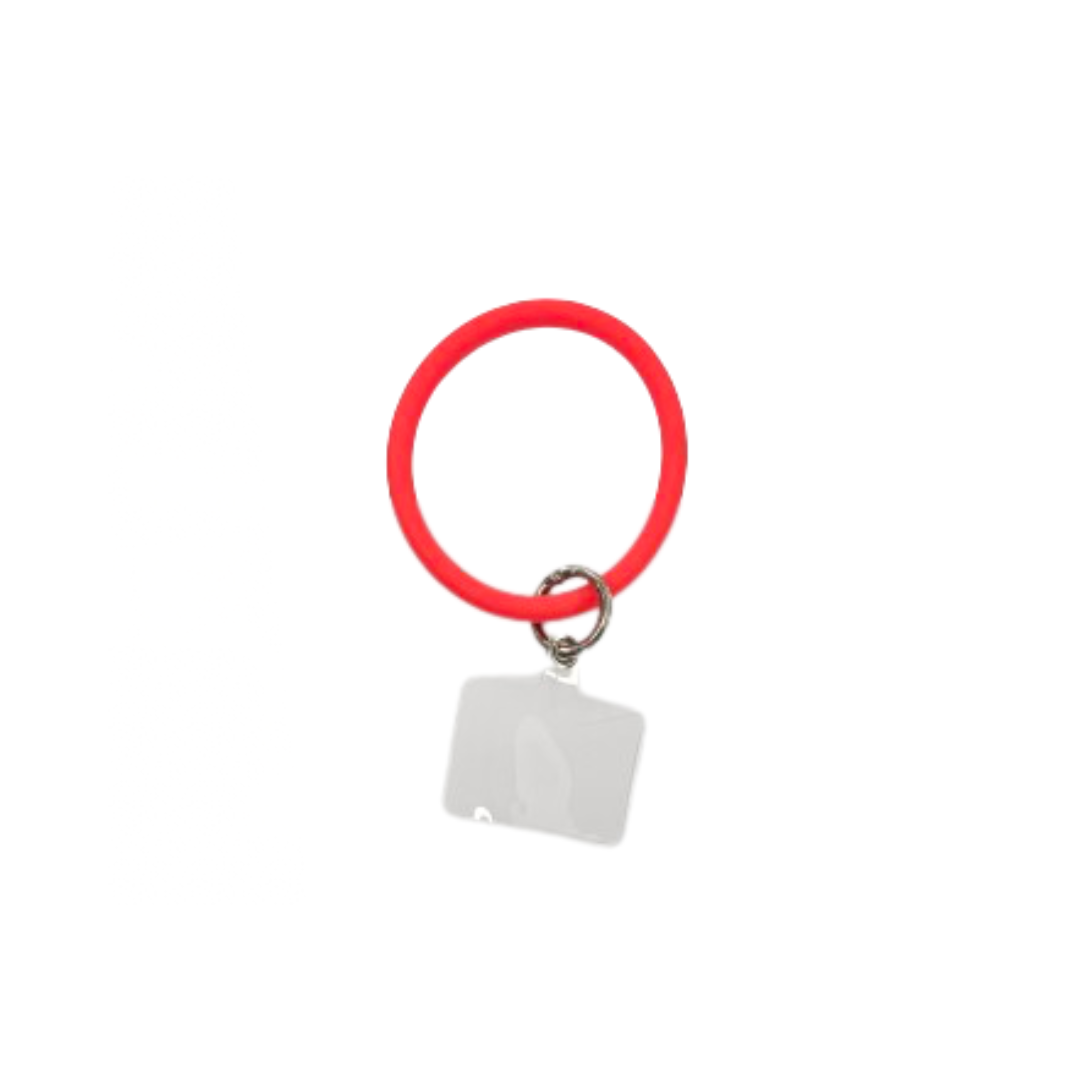 Bracelet en silicone rouge