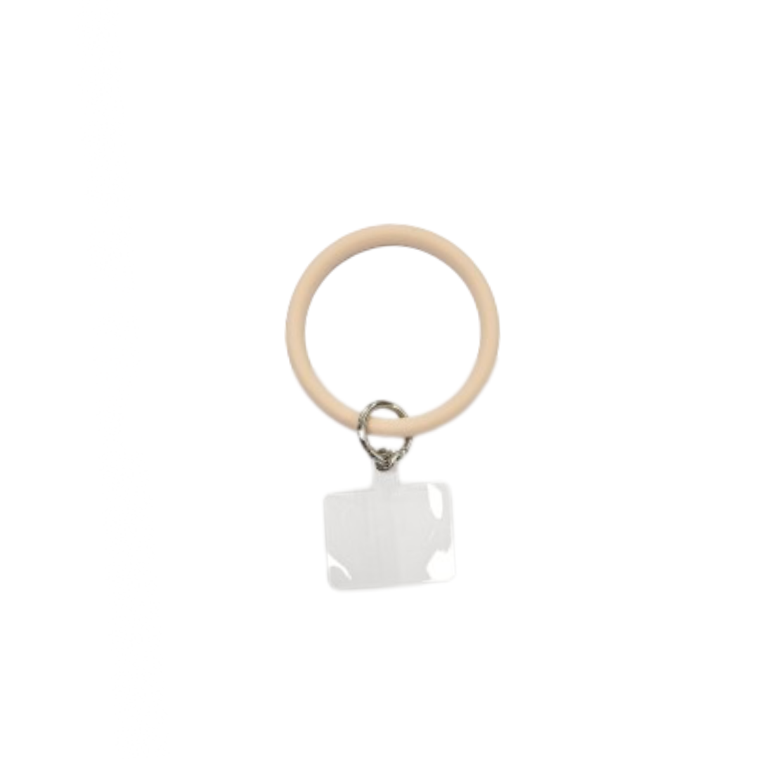 Bracelet en silicone beige