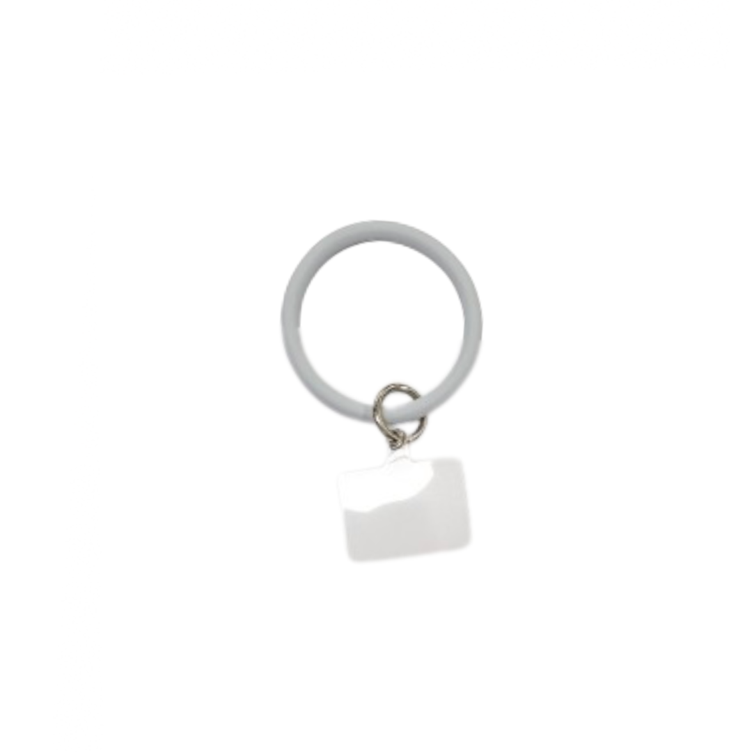 Bracelet en silicone gris clair