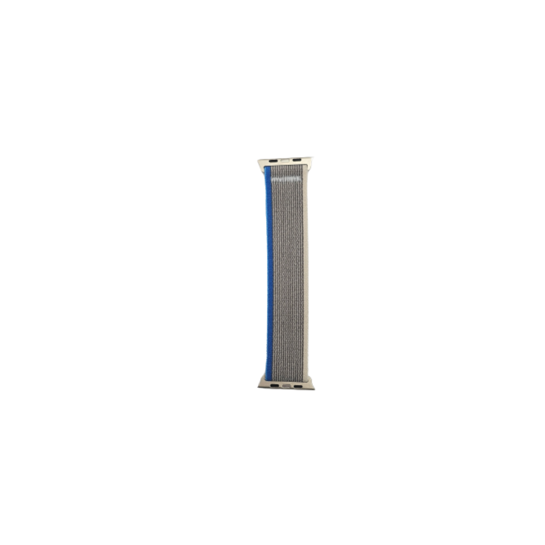 Bracelet pour Apple Watch - ConfortBand tissus 42/44/45/49 beige&bleu