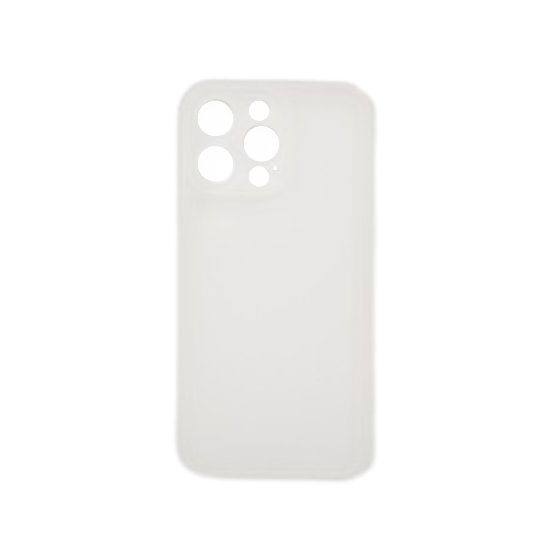 Coque FlexiLens blanche/translucide iPhone 15 Pro Max