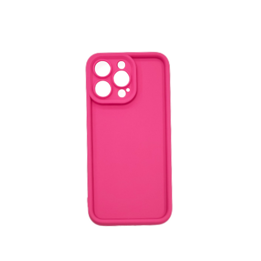 Coque FlexiLens rose iPhone 15 Pro