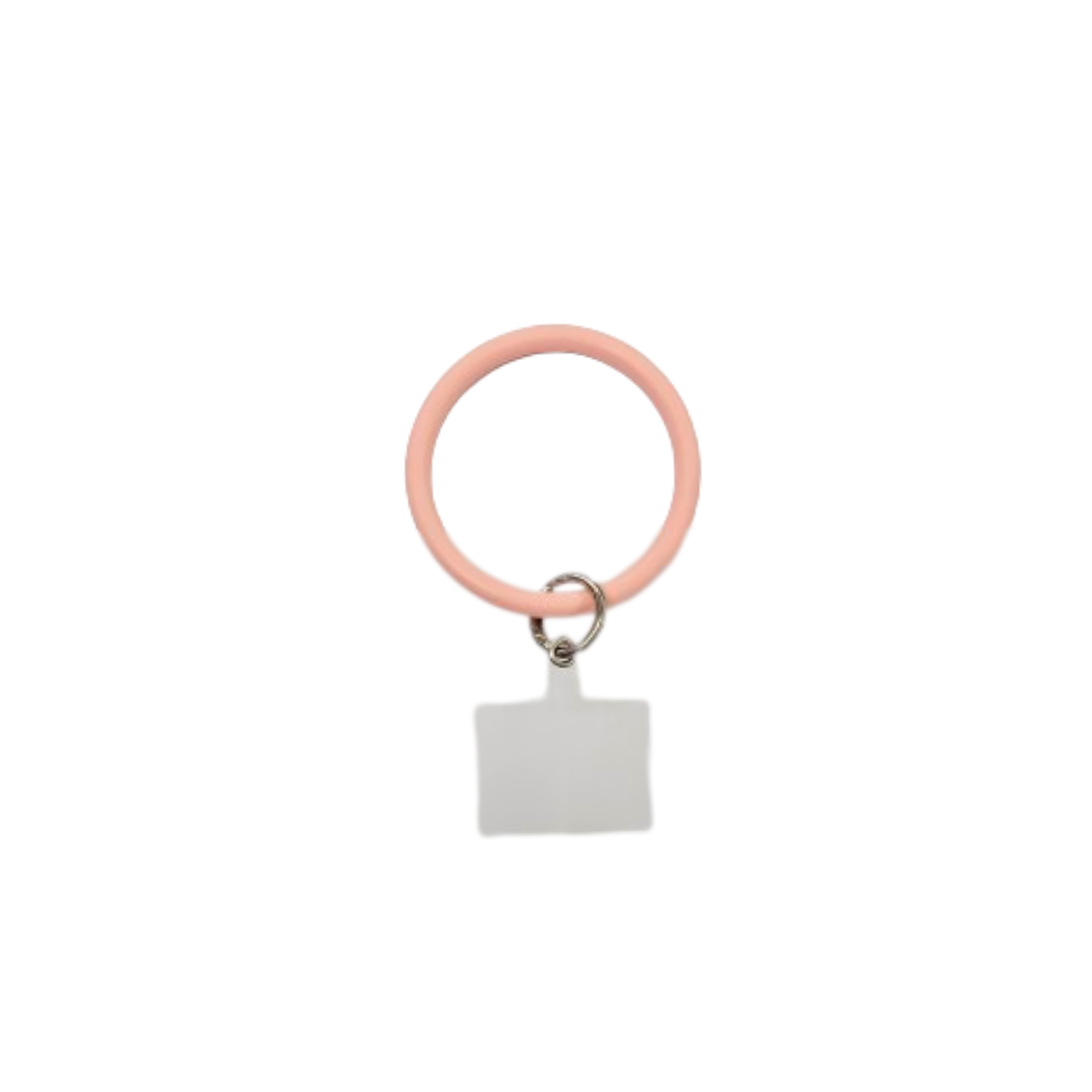 Bracelet en silicone rose pale