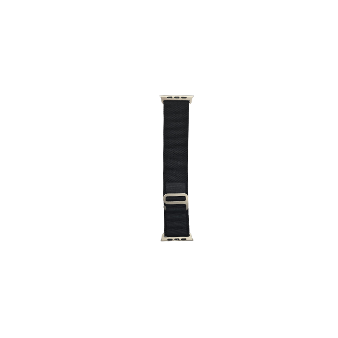Bracelet pour Apple Watch - ConfortBand tissus 42/44/45/49 noir