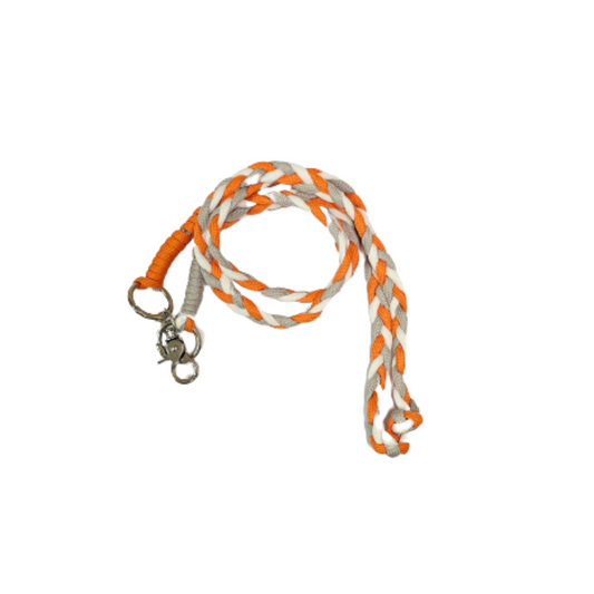 Corde pour téléphone - tricolor orange, blanc, gris